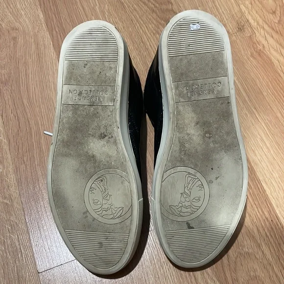 Versace Collection Leather High Tops - Picture 4 of 6